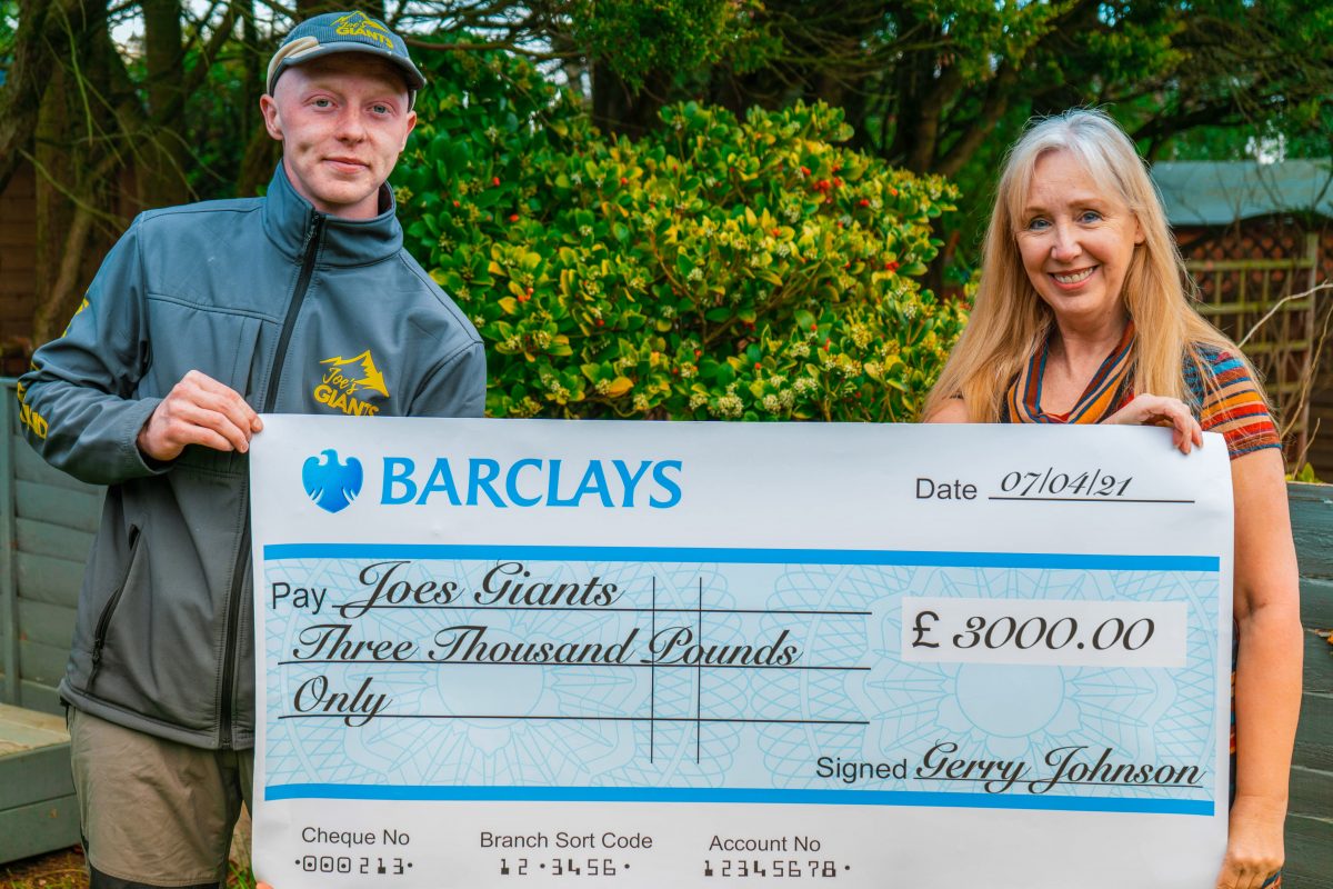 Joes Giants Cheque